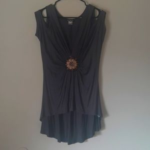 Bead embellished top